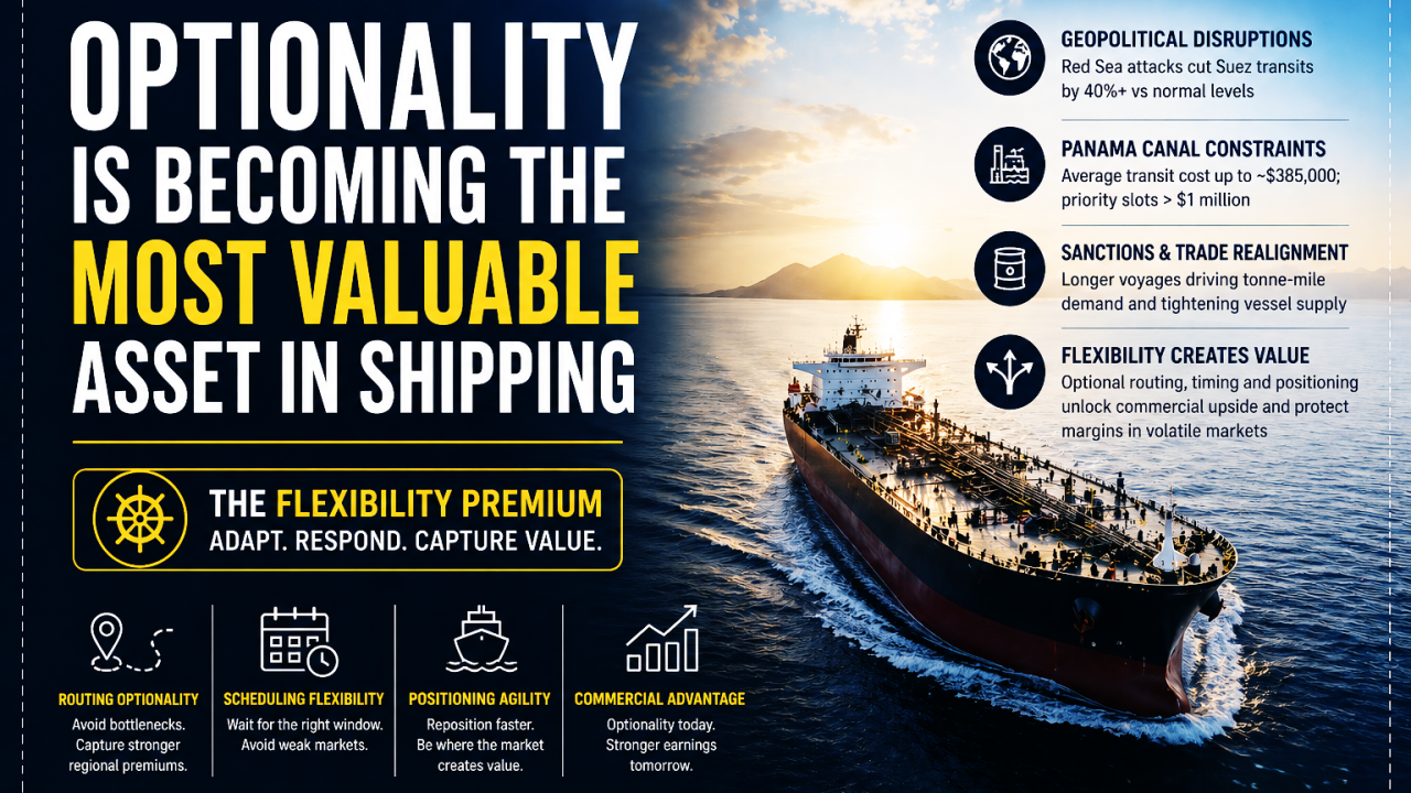 Optionality in shipping